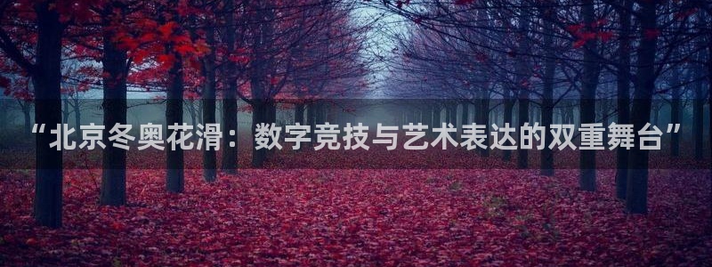 “北京冬奥花滑：数字竞技与艺术表达的双重舞台”